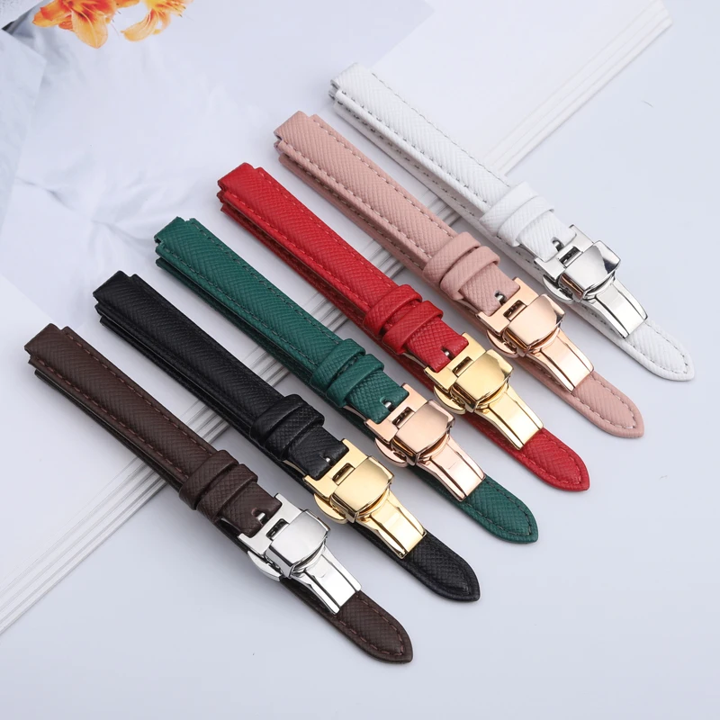 Для Casio SHE-3034/4029 Little Red Watch Series женский кожаный ремешок SHE-3034 мягкий удобный