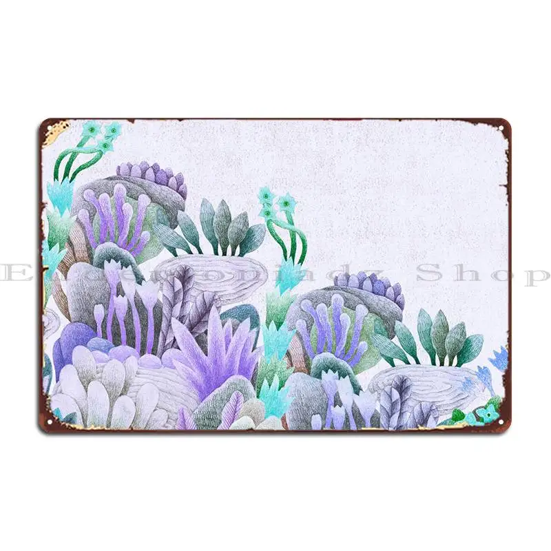 

Яркий сад, металлическая фотография