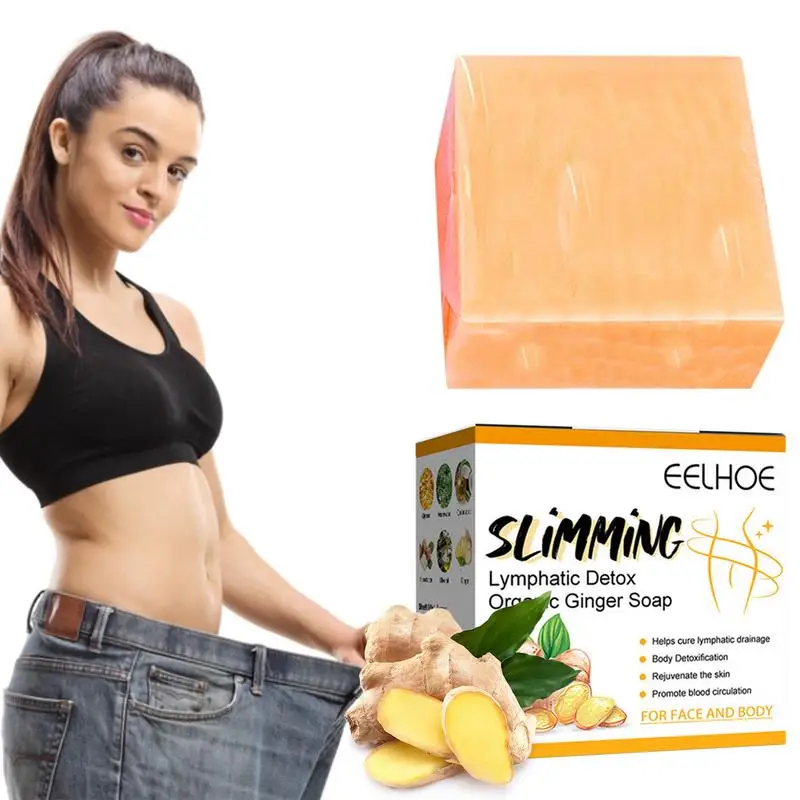 

Ginger Slimming Soap Belly Drainage Ginger Soaps Slimming Tummy Ginger Soaps Ginger Lymphatic Drainage For Women And Men 100g