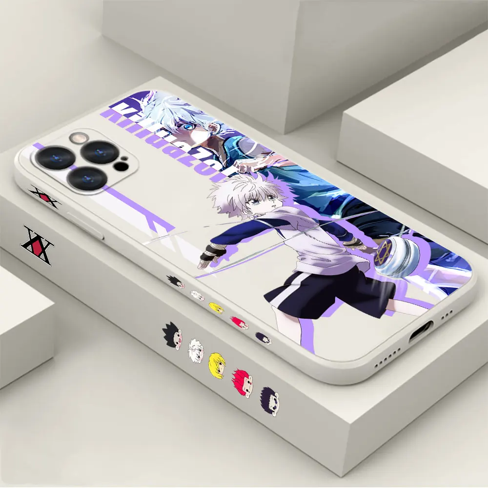 

Чехол Hunter X Hunter Killua Zoldyck для Apple iPhone 14 13 12 11 Pro Max Mini X XS XR SE 7 8 6 6S Plus, цветной чехол