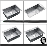 customized sink customized 304 stainless steel small single sink kitchen vegetable basin mini narrow shape small water channel