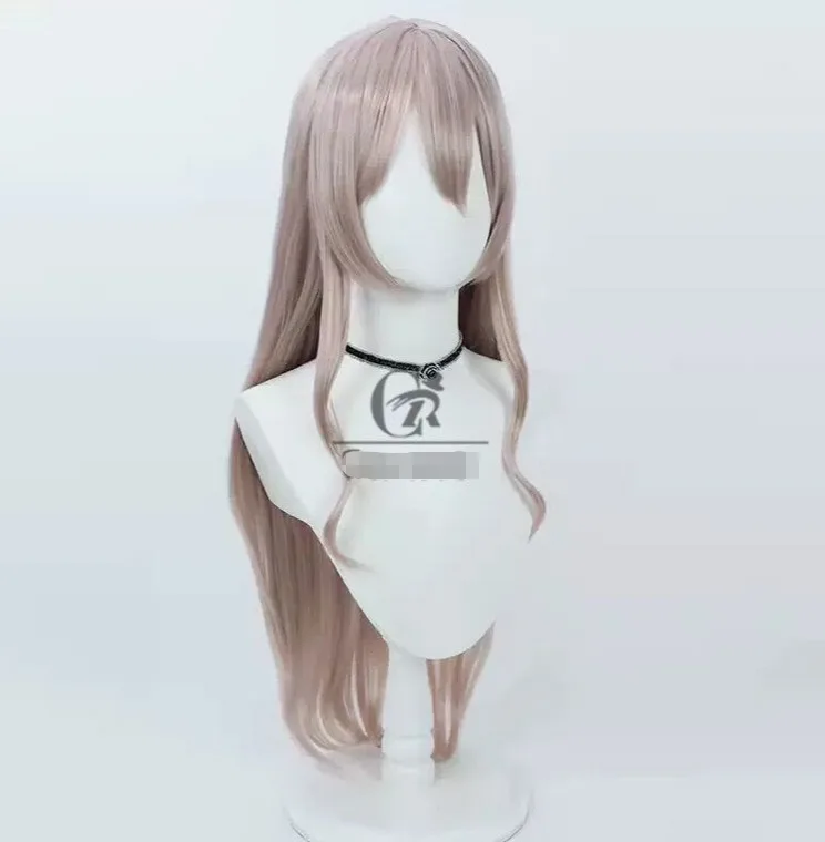 Goddess of Victory: Nikke Scarlet Cosplay Wigs 85cm Pink Brown Synthetic Hair