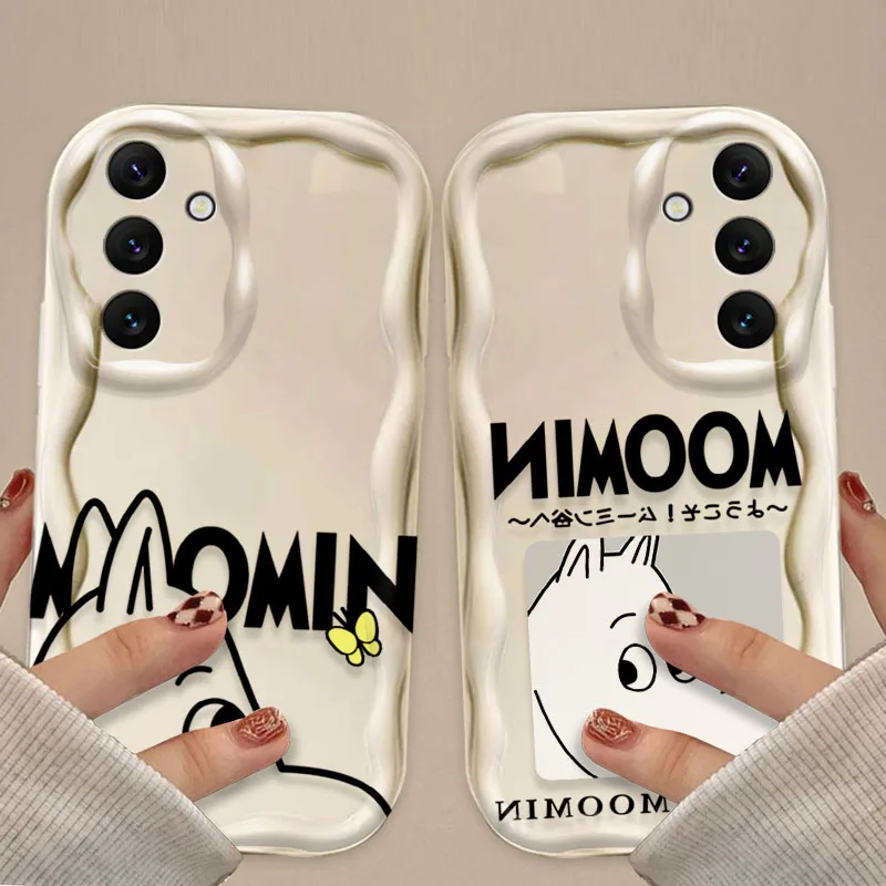 Фото Милый чехол M-Moomins для Samsung Galaxy A54 A05 A05S A34 A24 A14 A04S A73 A53 A33 A23 A13 A72 A52 A52S A32 A71 A51 A21S A17 A07 №5
