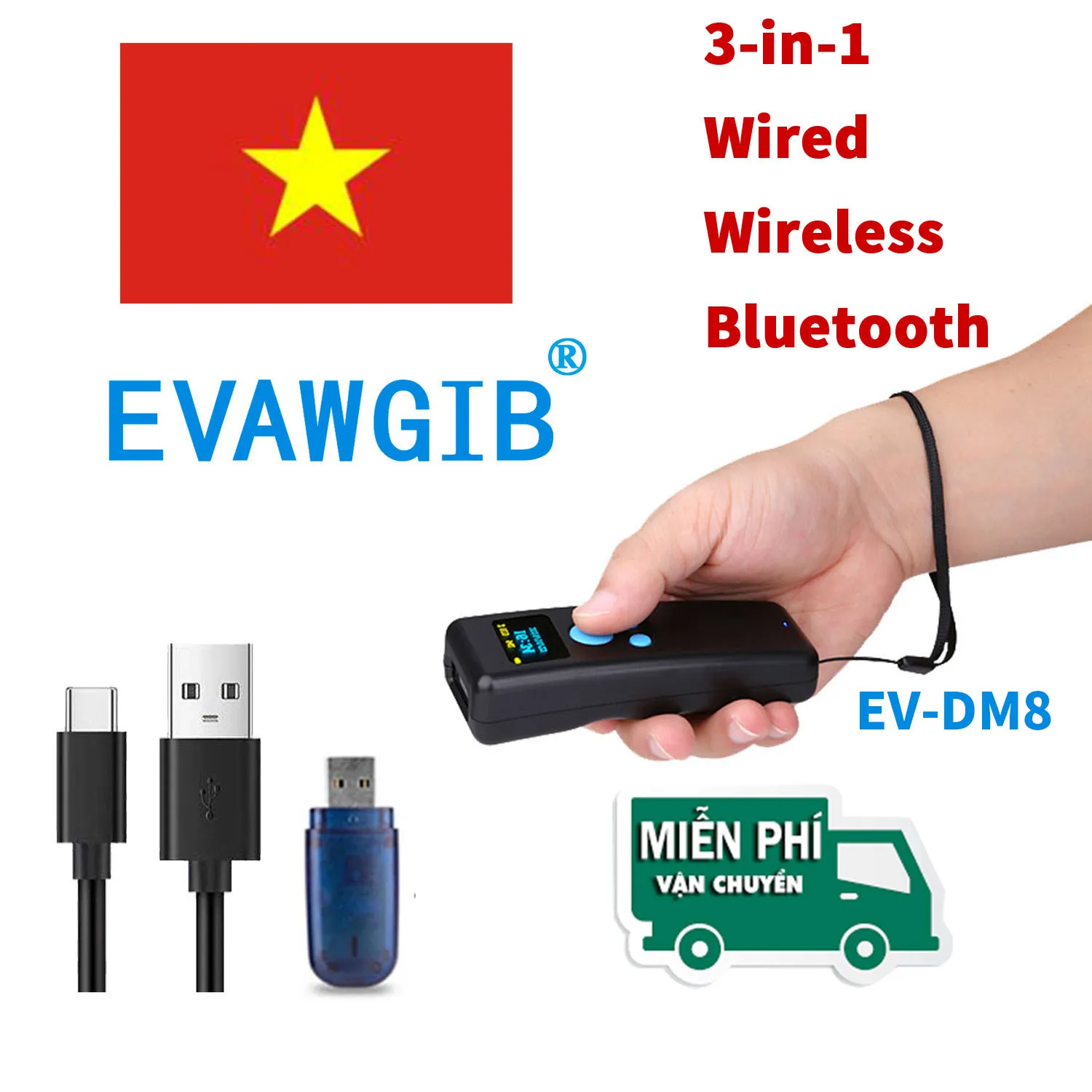 

EVAWGIB 2D CMOS, Bluetooth, оптовая продажа, быстрая логистика