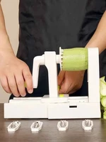 vegetable spiralizer slicer twister handheld spiral cutter fruit grater cooking tool accessories spaghetti pasta kitchen gadget