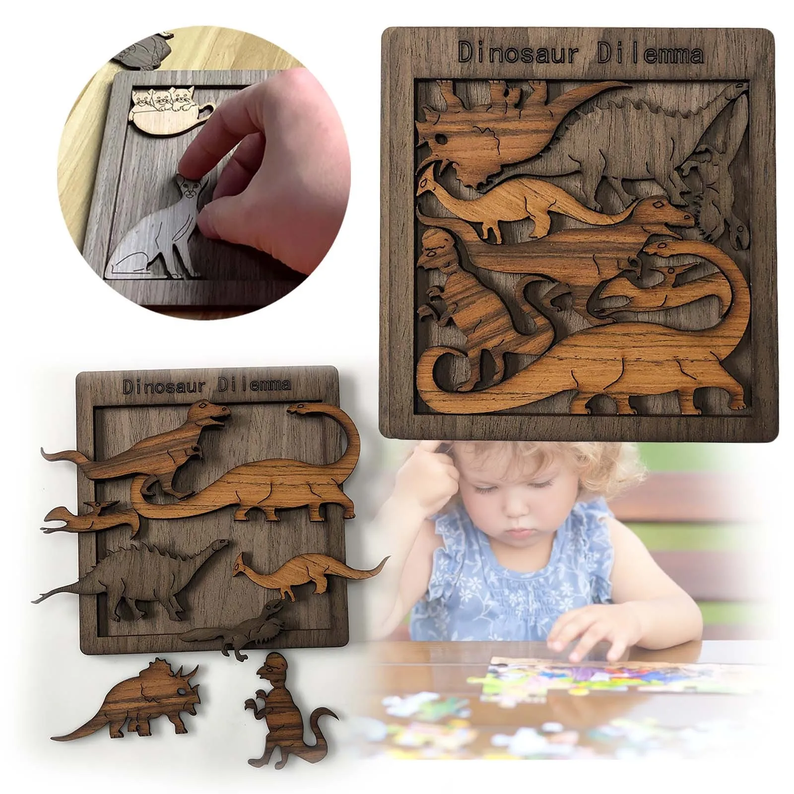 

Bats Children Wooden Of Give Puzzles Animal Mind-broadening Ability The Puzzle Toy 35 Piece