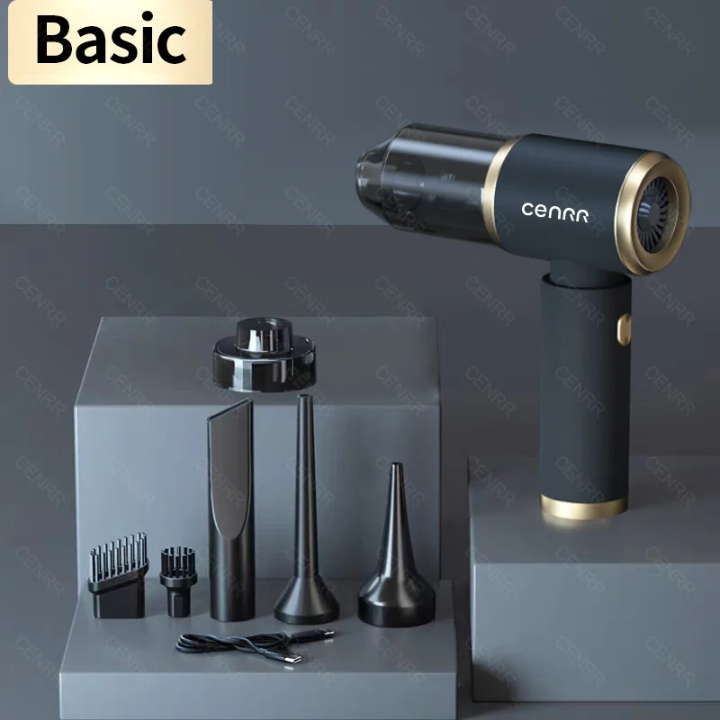 

CENRR 210000 PA Мини-автомобильный пылесос Портативный мощный всасывающий пылесос Ручной беспроводной мощный автомобильный пылесос