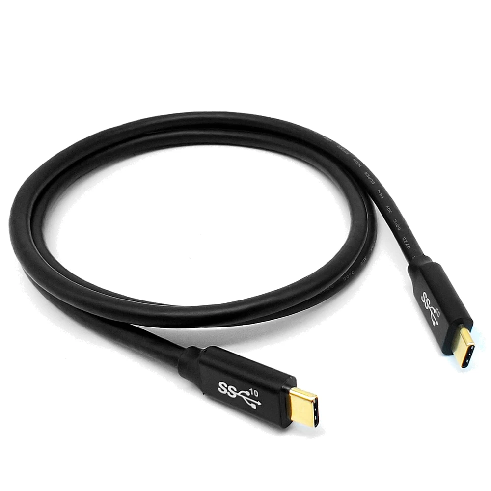 0 5 м 1 100 Вт PD быстрая зарядка USB 3.1 Gen2 двойная головка Type-C с чипом электронного