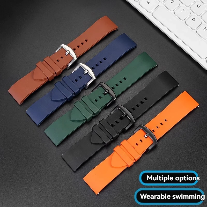 Фото Ремешок для часов из фторкаучука премиум-класса 23 мм для Casio PRW-6900/6800/3400 серии PRJ-B001, мужской быстросъемный ремешок для часов №2