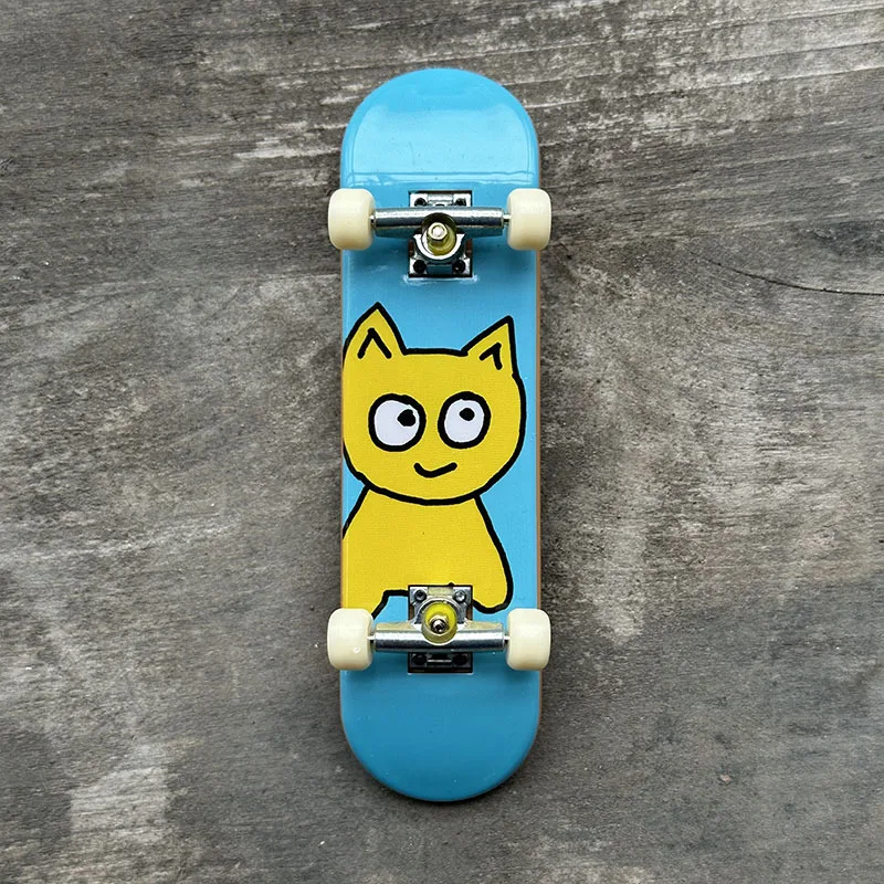 

Mini Finger Skateboard Toy Maple Professional Maple Hobby Novelty Anti-stress Sensory Skateboard Gift Keychain Educational Toy