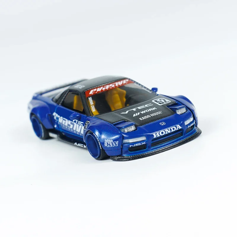 Kaido House + MINIGT 1:64 Модель автомобиля NSX Evasive V2 Литой автомобиль из сплава # KHMG137 Металл