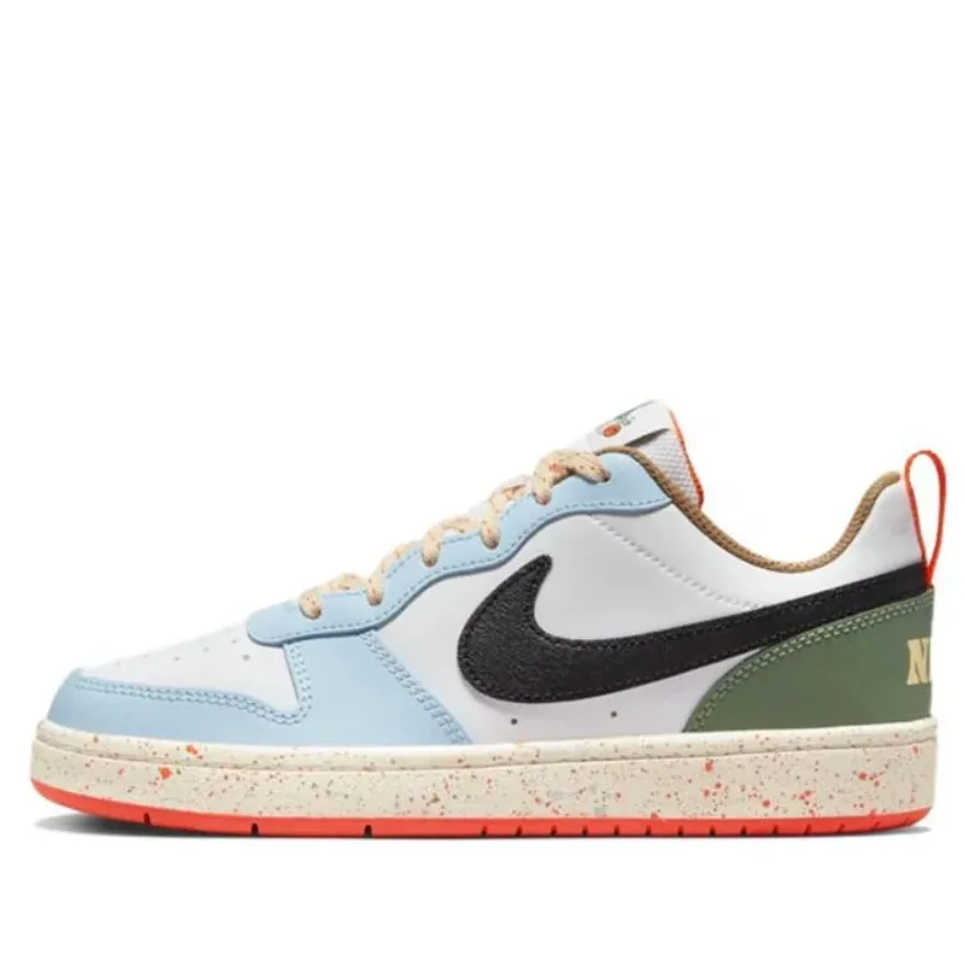 Nike Court Borough Low 2 синтетическая кожа повседневные гибкие переходные низкие детские