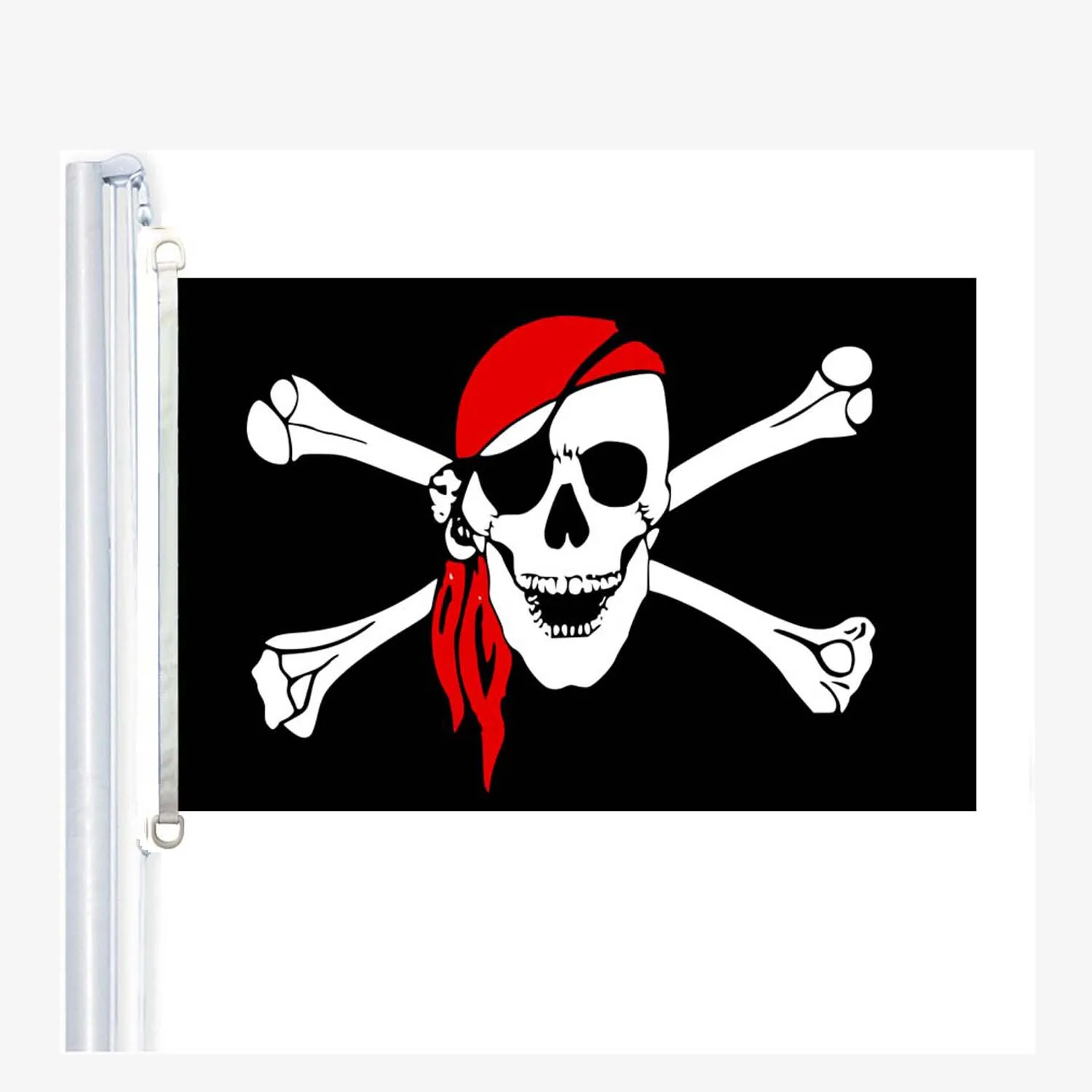

Pirate Bandana Laurent Drapeau Pirate clip art flag,90*150CM ,100% polyester, banner,Digital Printing