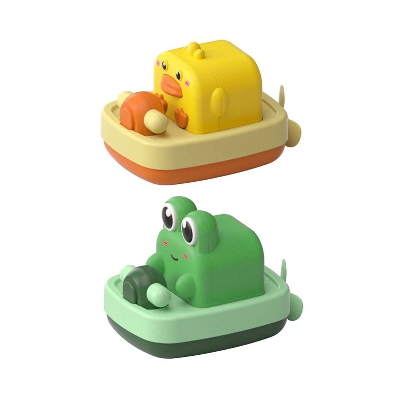 

Baby Bath Set Animals Shaped Toys Green/Pink for Infants Baby Supplies