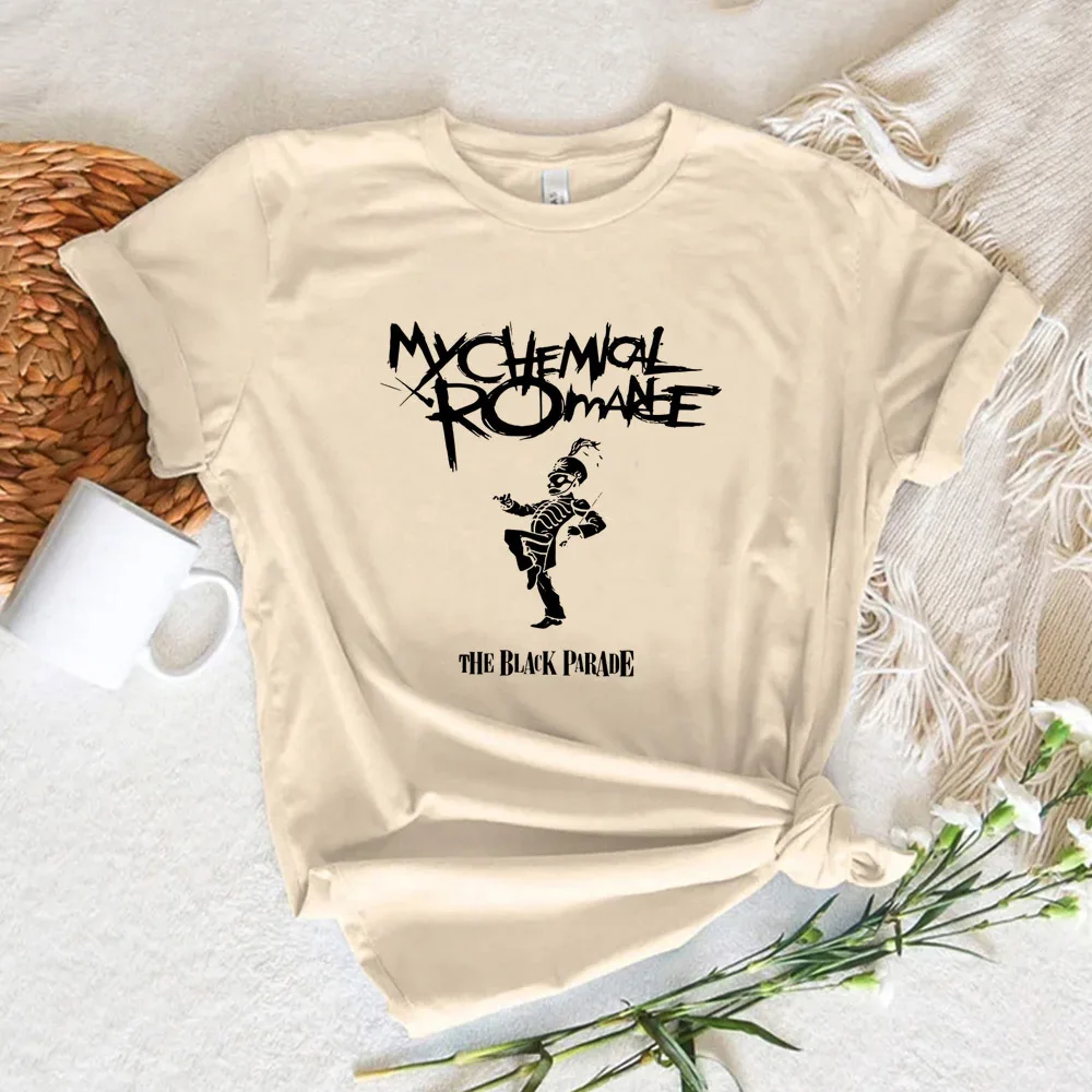 Женская Романтическая футболка My Chemical элегантные футболки забавная японская