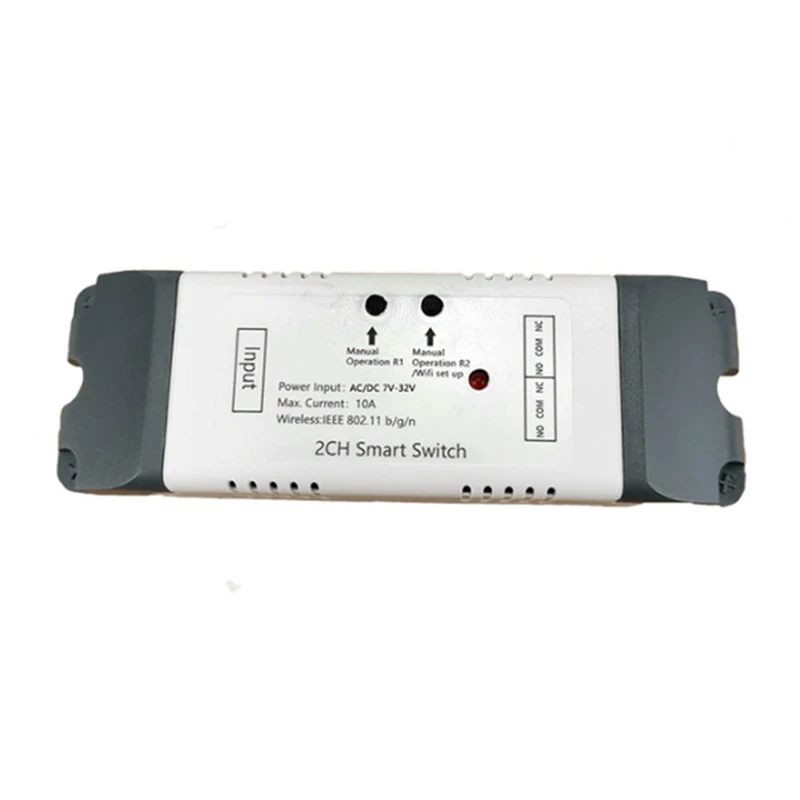 Умное реле Wi-Fi 2-канальное модуль для умного дома 5 В постоянного тока 12 24 32 110 220