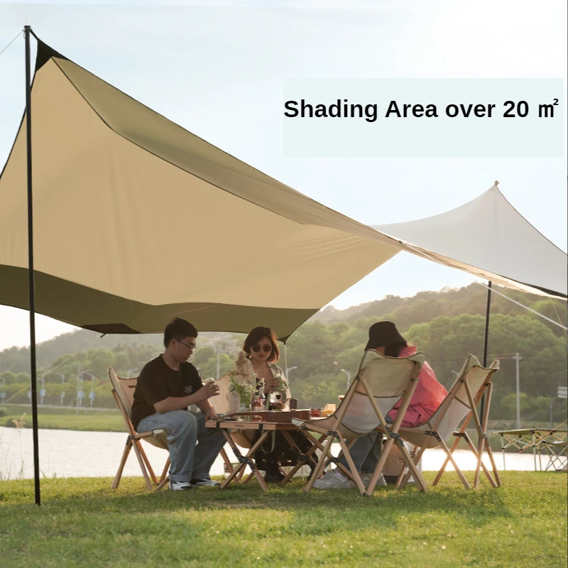 

AIGLE Outdoor Large Canvas Super Large Camping Tent Canopy Sunset Camping Picnic Large Windproof Ultra Light Outdoor Products