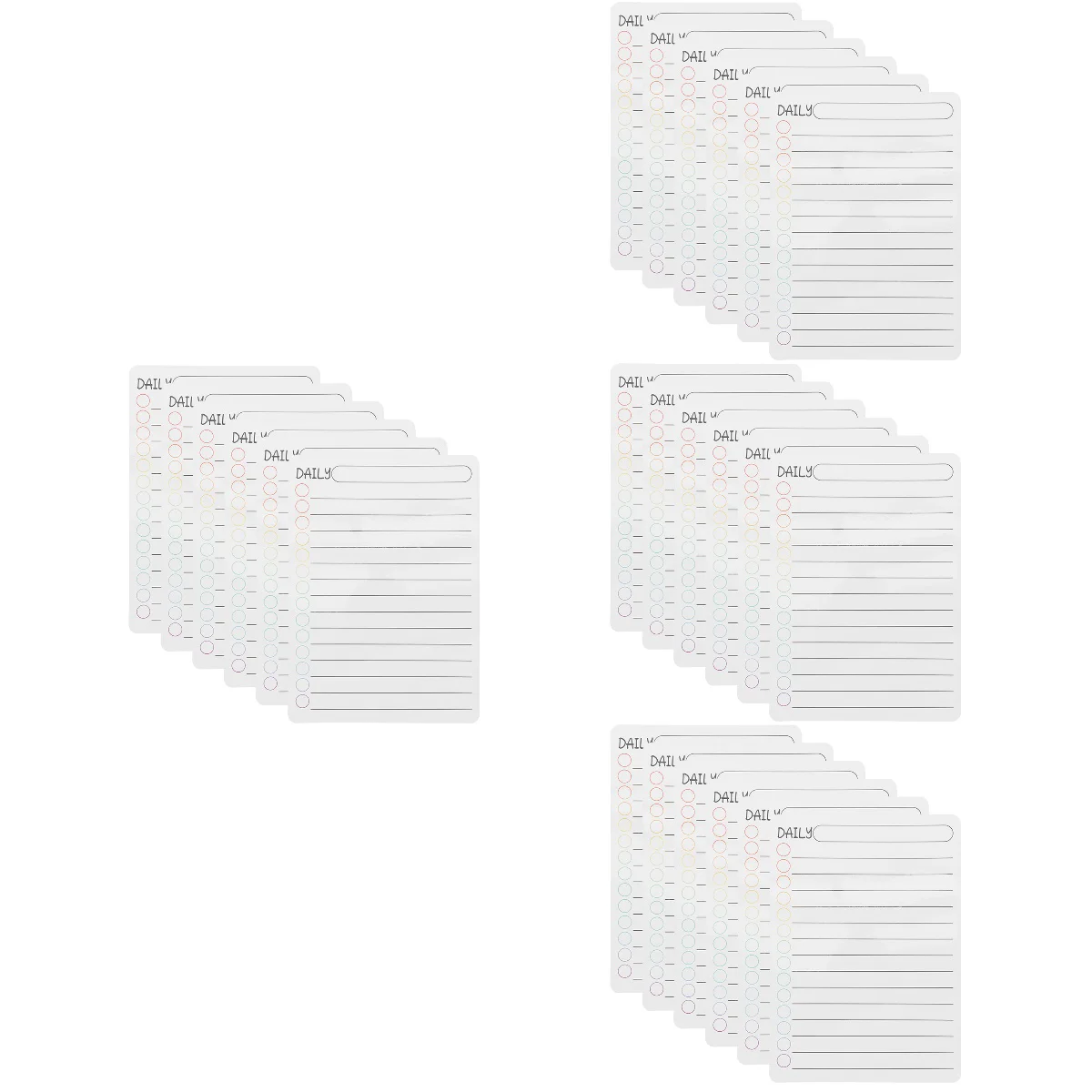 

24 шт., магнитные доски для ежедневного планировщика