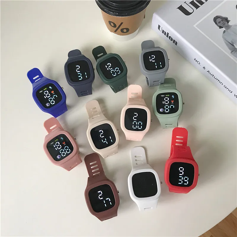 

2022 Smart Watch Men Women New Student Party Watch Cold Wind Watch Ins Wind Niche College Wind Klein Blue Net Red Handsome