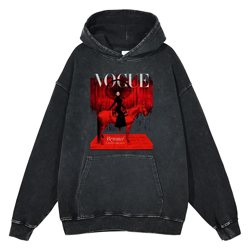 

Gothic Art Grunge Print Hoodies Knights Beyonce Graphic Sweatshirt Winter Quality Cotton Fashion Men Women Oversized Streetwear