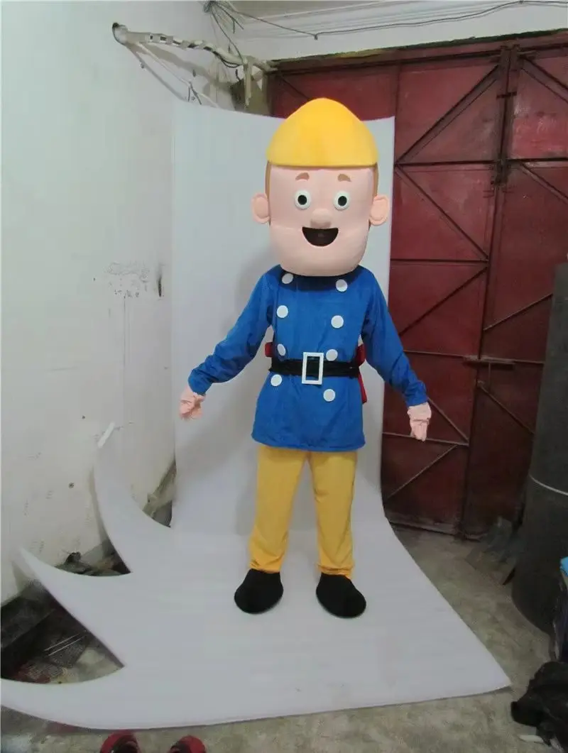 Новая версия специальная кукла пожарного костюм талисмана для взрослых нарядное