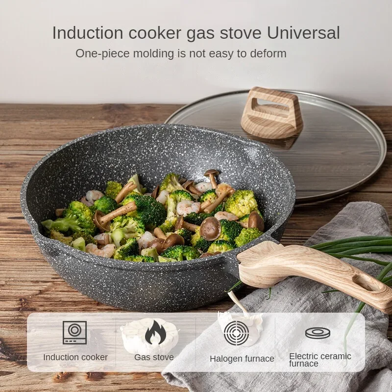 Сковорода для жарки моркови с покрытием Maifanshi универсальной кухни