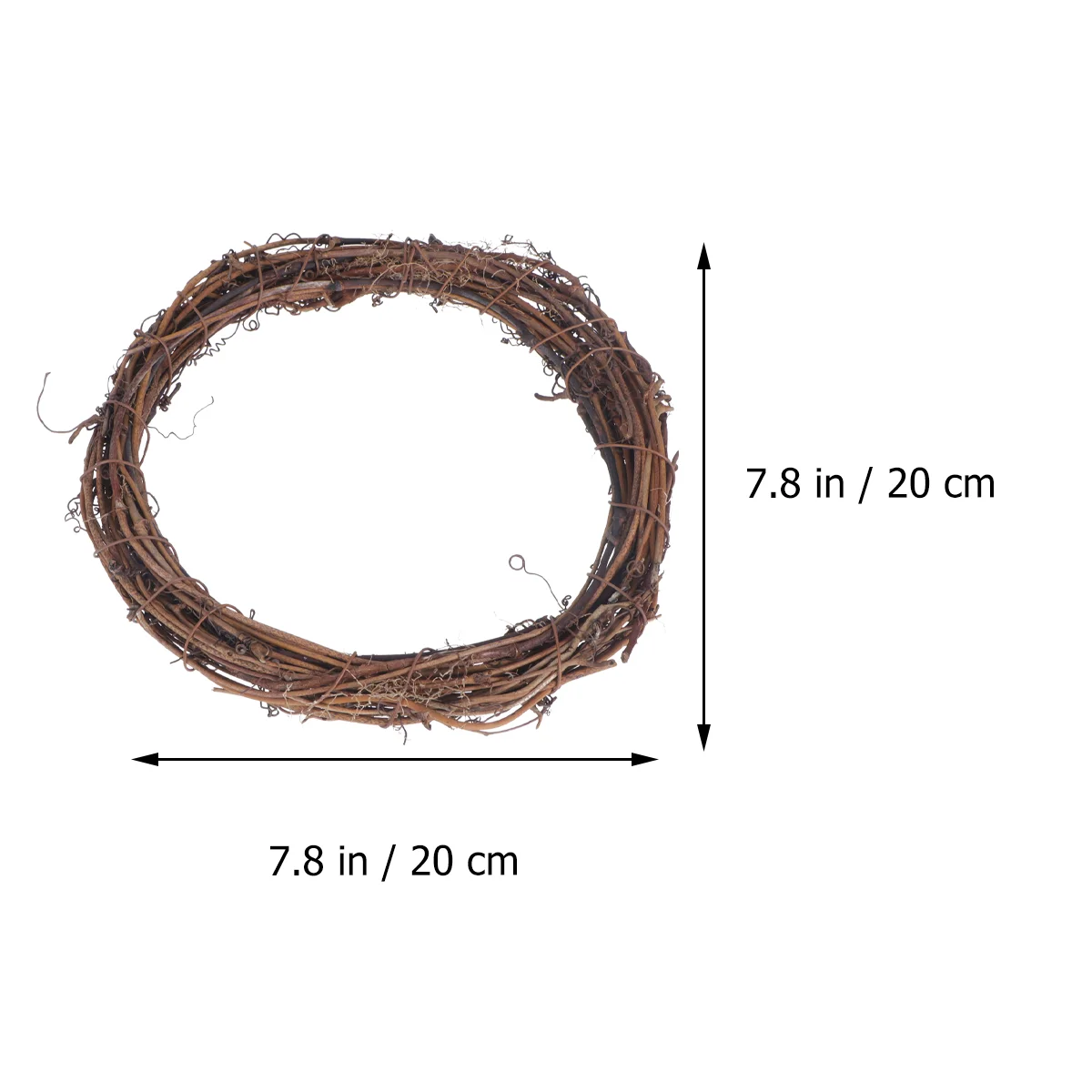 10 шт. кольцо из натурального ротанга сушеные лозы гирлянды венки для входной