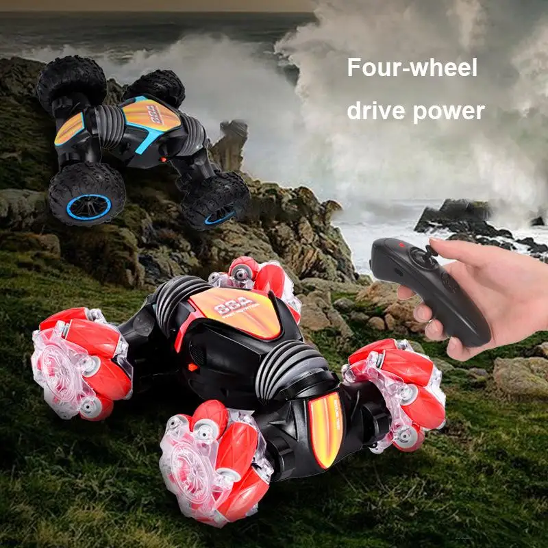 

RC Car Single Electronic Watch Sensor Remote Control Car Stunt Rotating Car Gesture Kids Toys Off Road Light Rolling Drift Car