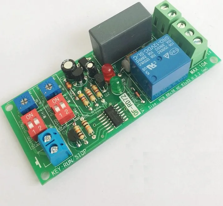 

AC 100V 110V 120V 220V 230V 240V Dual Time Adjustable Cycle Delay Timing Relay Repeat ON OFF Switch Infinite Loop Timer Module