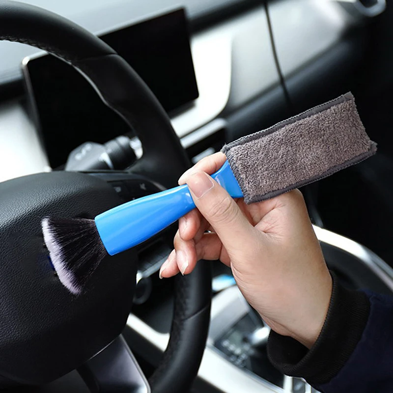 

Car Cleaning Tools Air Conditioning Air Outlet Cleaning Dust Removal Soft Brush Multifunctional Auto Interior Cleaning Tool 1Pc