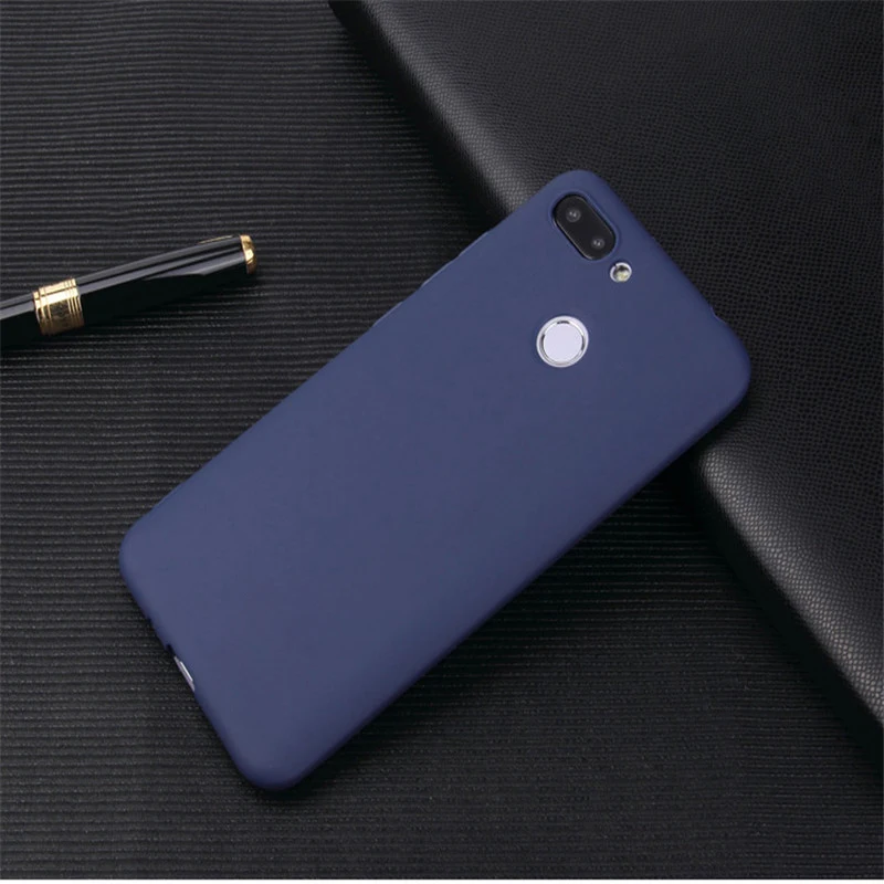 Фото Ультратонкий матовый силиконовый чехол из ТПУ Xiaomi Mi 8 lite для Xiaomi Mi 8 lite, силиконовый матовый чехол №5