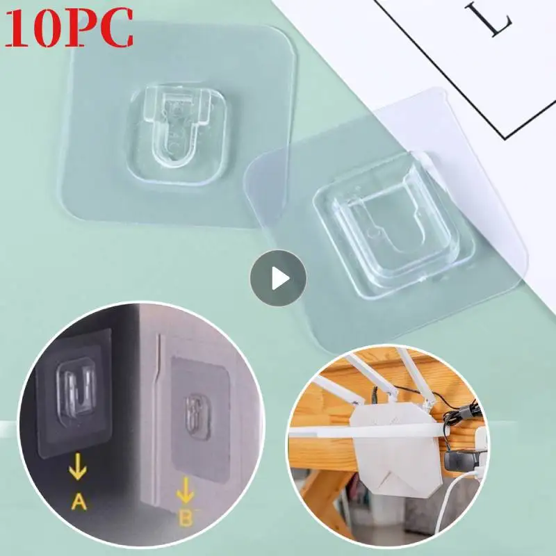 

Double-Sided Adhesive Wall Hooks Hanger Strong Transparent Hooks Suction Cup Sucker Wall Storage Holder For Kitchen Bathroom