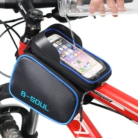 4 kinds of new mountain road bike waterproof bicycle front rack bag rainproof bicycle touch screen phone bag bicycle accessories