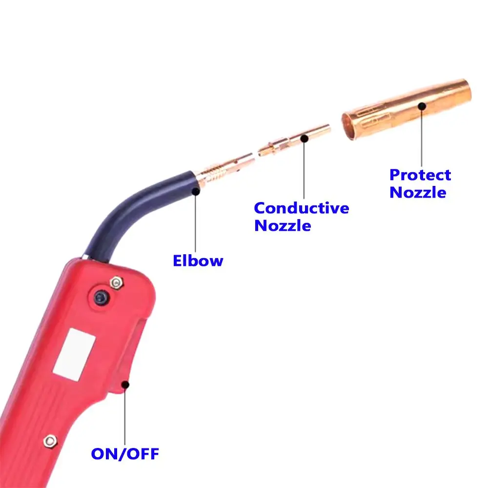Сварочный факел сварочный 200 А/350 А/500 А для сварки TIG горелка MIG MAG паяльник в сборе