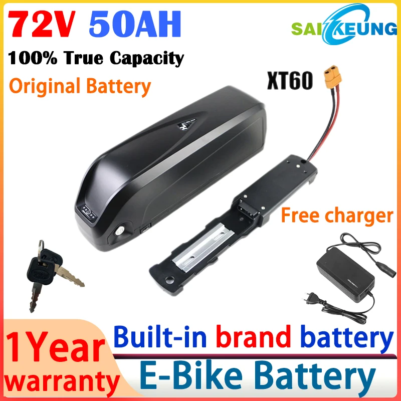

18650 Hailong Ebike Batterij 48V 72V 20ah 25ah 30ah 40ah 50ah 60ah 50e Elektrische Fiets Lithiumpakket Voor 2000W 3000W 1500W