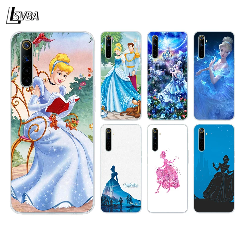 

Disney Cinderella Princess For Realme C21Y C21 C20 C2 C3 C11 C12 C15 C17 X2 X3 Superzoom X50 Q2 Q2i Pro Soft Phone Case
