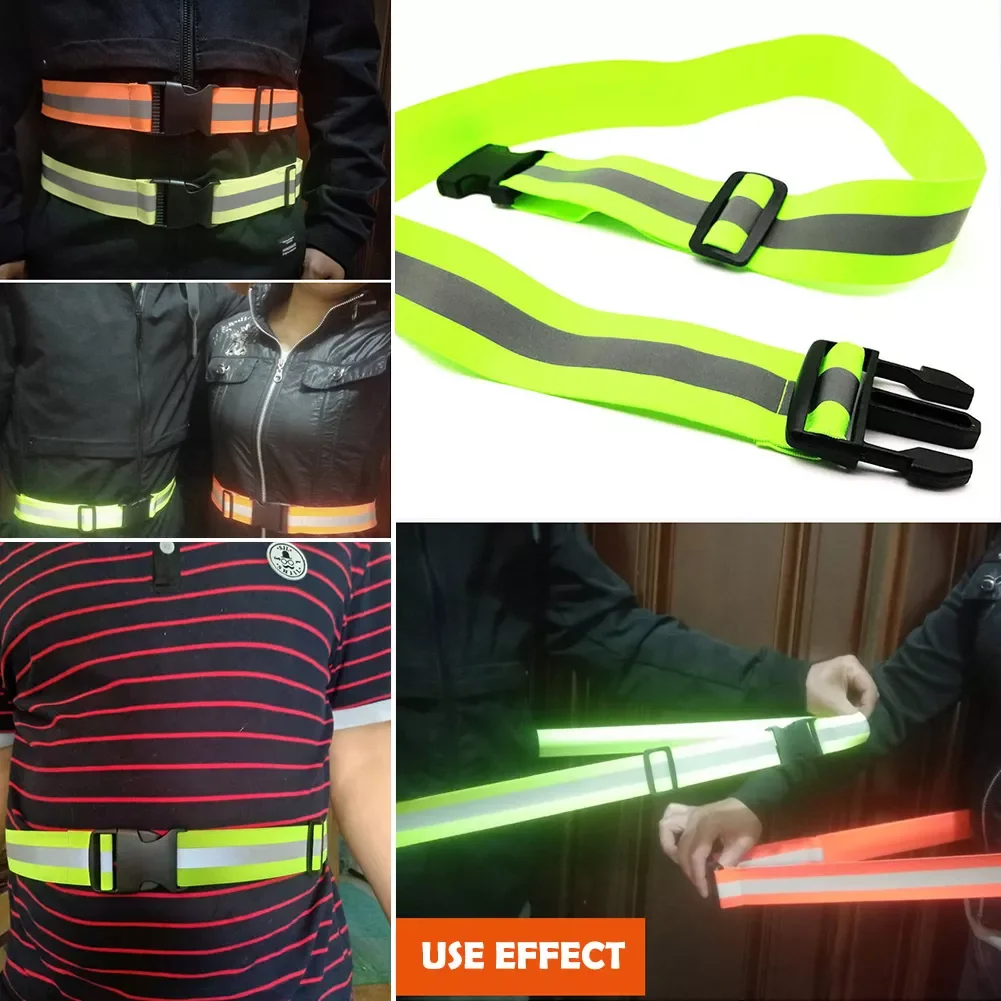 

Светоотражающие ремни для бега для мужчин и женщин, регулируемый эластичный ремень безопасности