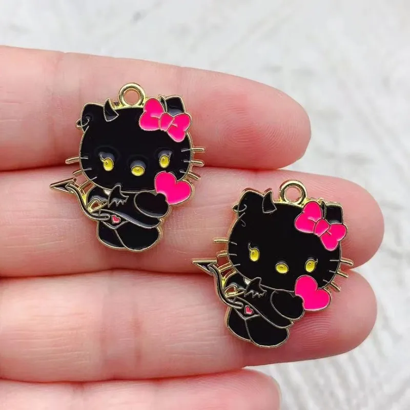 10 шт. серьги-подвески Hello Kitty