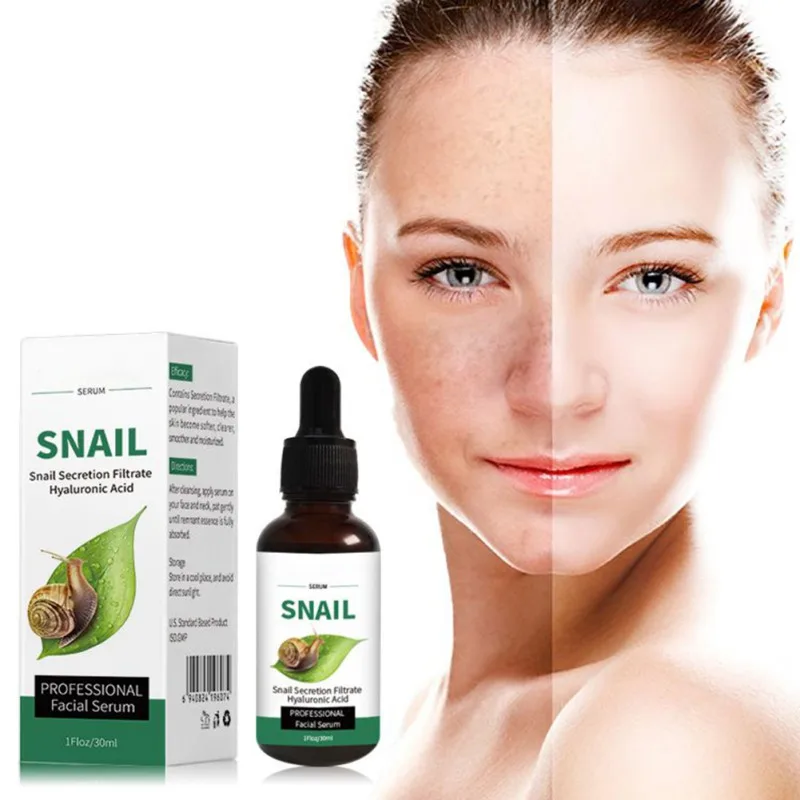 

30ml Snail Repair Face Serum Intensive Anti-aging Moisturizing Wrinkles Removal Reduce Sagging Lifting Tighten Oil Balance Care