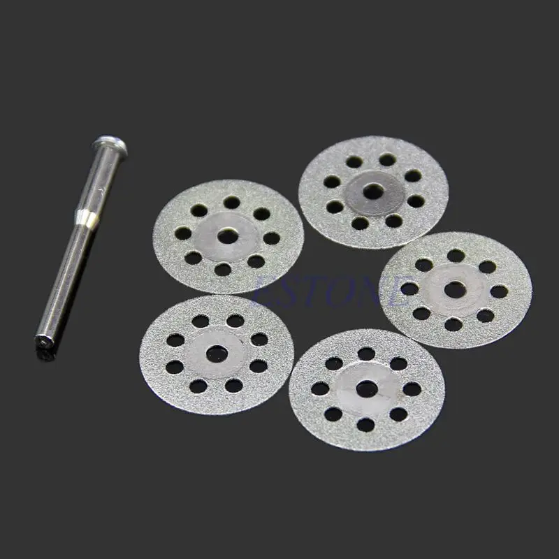 

5PCS Mini for Sharp 22mm Tools With A Rod Rotary Diamond Cutting Discs Disks G5AB