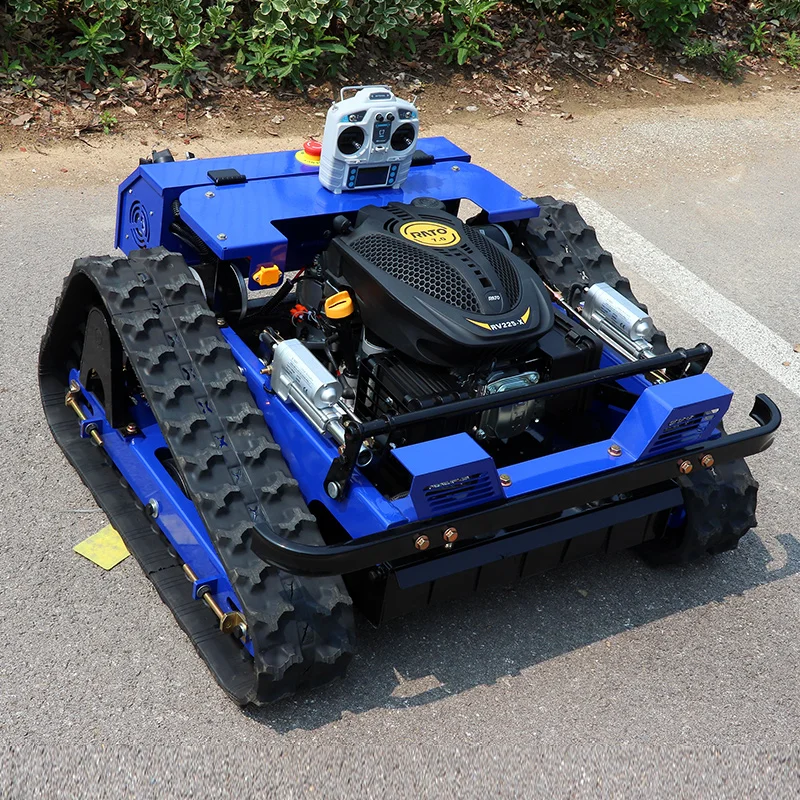 Машинка для стрижки газона обновленная версия косилки с дистанционным