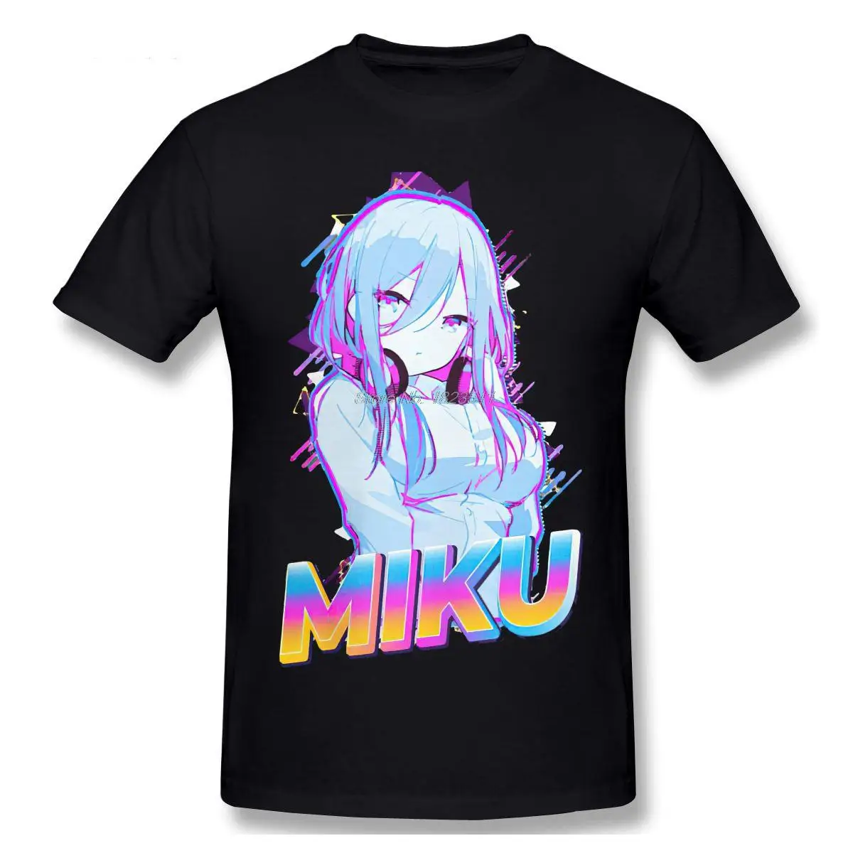 

Miku Nakano Retro Aesthetic The Quintessential Quintuplets T-Shirt Men Anime Casual Pure Cotton Tees T Shirt Harajuku Streetwear