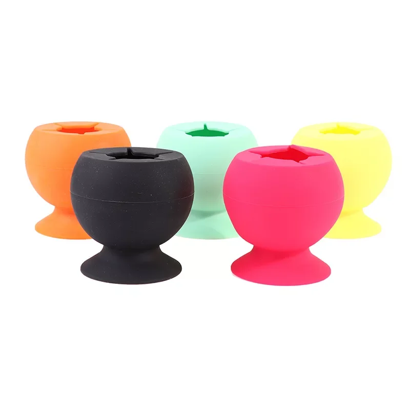 

NEW2023 Vinyl Scrap Collector with Suction Cup Silicone Adsorption Waste Storage Ball Car Trash Can Desk Trash Can