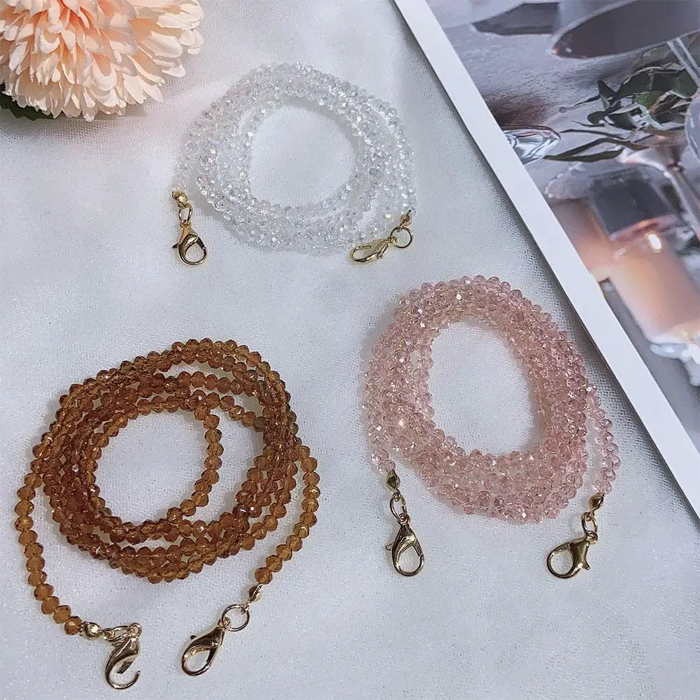 

New Fashion Glasses Dual-use Lanyard Anti-lost Earphone Chain Chain Eyewear Woman Accessories Fashion Sunglasses M7r9