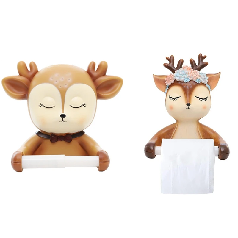 

Mount Toilet Paper Holder Bathroom Kitchen Roll Paper Accessory Tissue Towel Accessories Holders