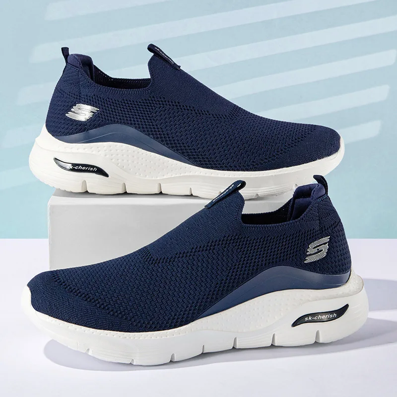 

Unisex Sneakers Men's Sneakers Fly Weaving Breathable Casual Sports Shoes Zapatillas Mujer Comfortable Slip on Male Tennis Shoes