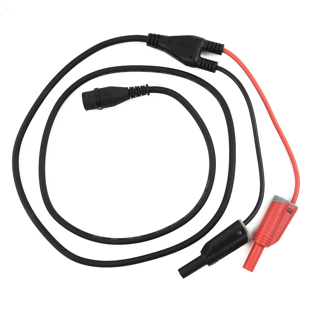 

Stackable 4MM Banana Plug To BNC Male Test Lead Measuring Probe Cable 500V/5A For Multimeter Test Wire Tips