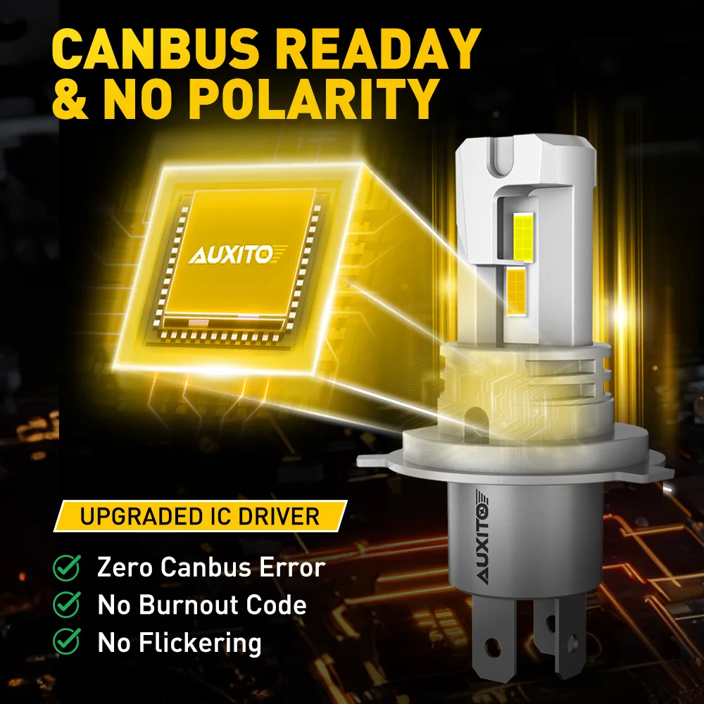 Передние фары для автомобиля 2 шт H4 Ближний и дальний свет белые желтые VW