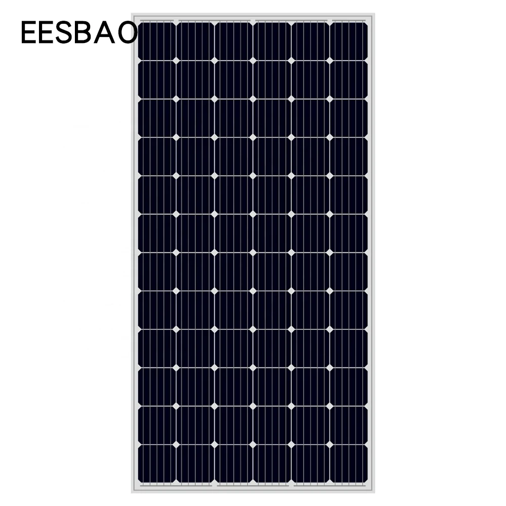 

High quality single crystal silicon solar panels 72 cells, 360w photovoltaic module factory direct sales solar panel system