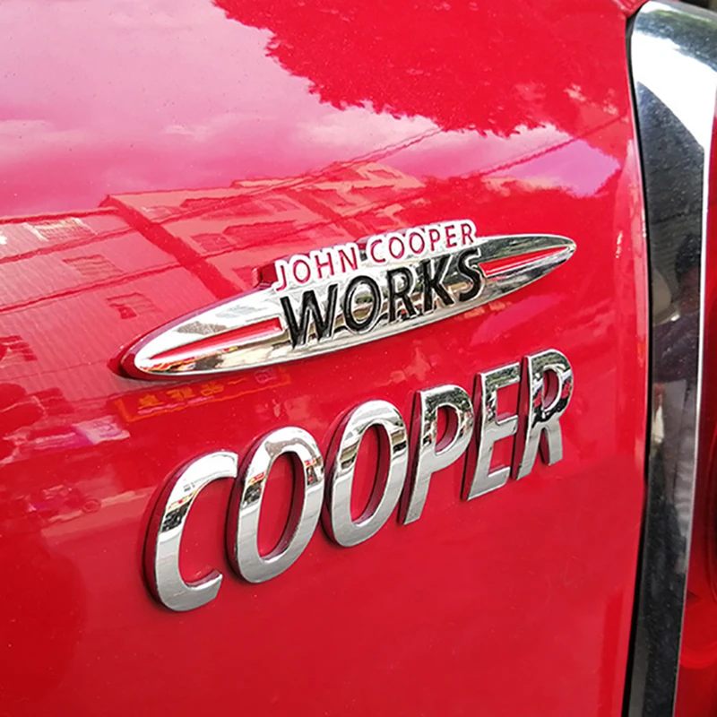 Наклейка С Эмблемой Автомобиля Mini Cooper S John Works R50 R52 R53 R55 R56 R57 R58 R59 R60 R61 F55 F56 Clubman Countr...
